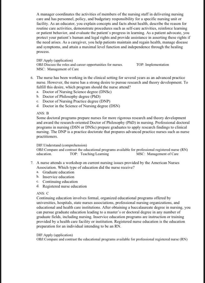 Test Bank for Fundamentals of Nursing – 11th Edition (Potter, Perry, Stockert, Hall)