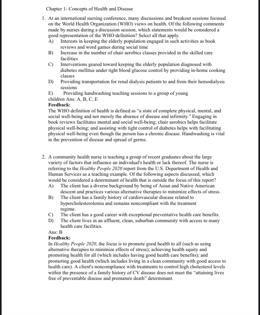 Test Bank for Porth’s Pathophysiology: Concepts of Altered Health – 10th Edition (Norris)