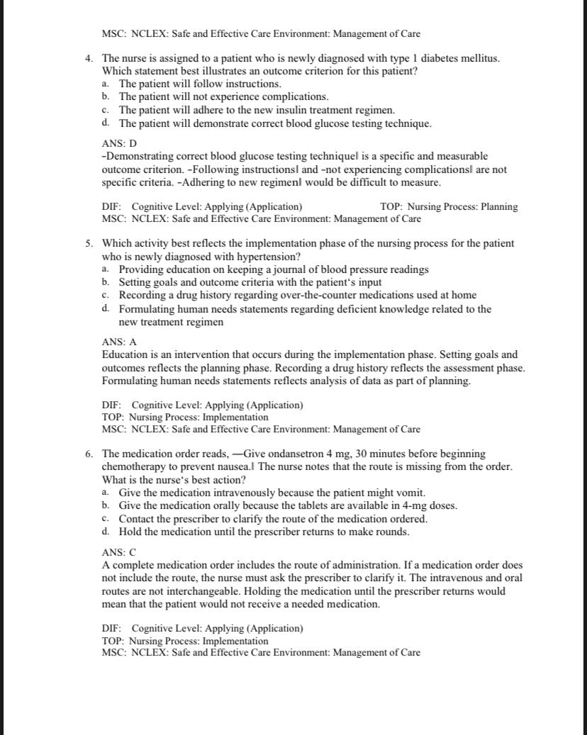 Test Bank for Pharmacology and the Nursing Process – 10th Edition (Lilley, Collins, Snyder)