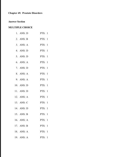 Primary Care: Art and Science of Advanced Practice Nursing – Test Bank (5th Edition, Dunphy)