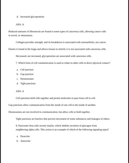 Test Bank for Understanding Pathophysiology – 7th Edition (Huether & McCance)