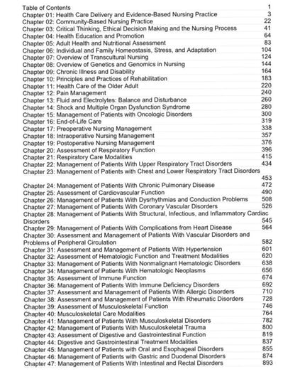 Test Bank for Brunner & Suddarth’s Textbook of Medical-Surgical Nursing – 14th Edition (Hinkle)