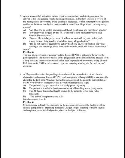 Test Bank for Porth’s Pathophysiology: Concepts of Altered Health – 10th Edition (Norris)