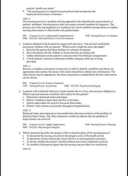 Test Bank for Lewis’s Medical-Surgical Nursing: Assessment and Management of Clinical Problems – 12th Edition (Hagler, Harding, Kwong, Reinisch)