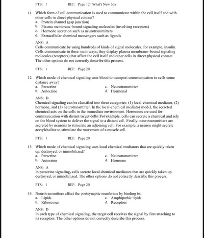 Test Bank for Pathophysiology: The Biologic Basis for Disease in Adults and Children – 8th Edition (McCance & Huether)