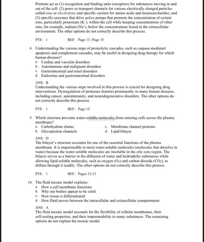 Test Bank for Pathophysiology: The Biologic Basis for Disease in Adults and Children – 8th Edition (McCance & Huether)