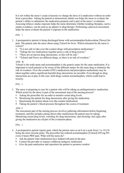 Test Bank for Lehne’s Pharmacology for Nursing Care – 11th Edition (Burchum & Rosenthal)