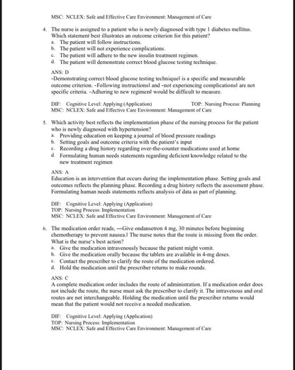 Test Bank for Pharmacology and the Nursing Process – 10th Edition (Lilley, Collins, Snyder)