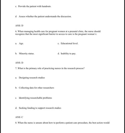 Test Bank for Maternal Child Nursing Care – 7th Edition (Perry, Hockenberry)