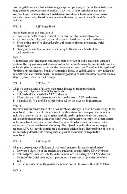 Test Bank for Pathophysiology: The Biologic Basis for Disease in Adults and Children – 9th Edition (McCance & Huether)