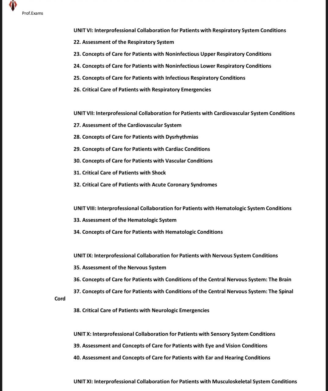 Test Bank for Medical-Surgical Nursing: Concepts for Clinical Judgment and Collaborative Care – 11th Edition (Ignatavicius)