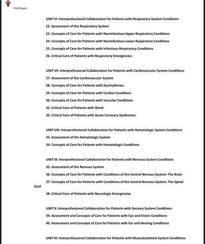 Test Bank for Medical-Surgical Nursing: Concepts for Clinical Judgment and Collaborative Care – 11th Edition (Ignatavicius)