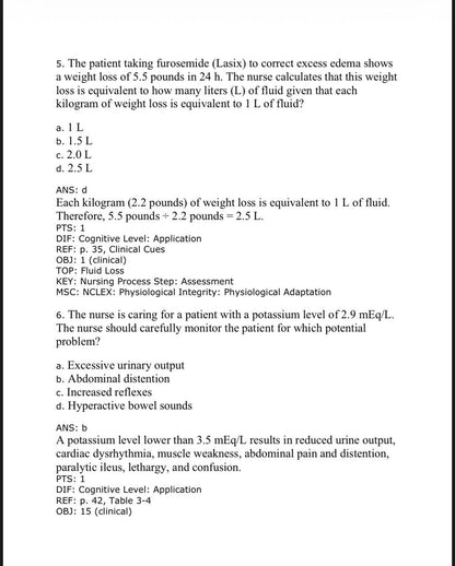 Test Bank for Medical-Surgical Nursing: Concepts & Practice – 5th Edition (Stromberg)