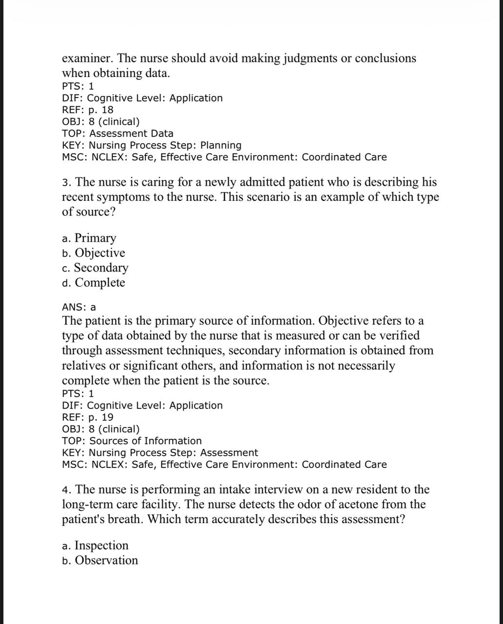 Test Bank for Medical-Surgical Nursing: Concepts & Practice – 5th Edition (Stromberg)